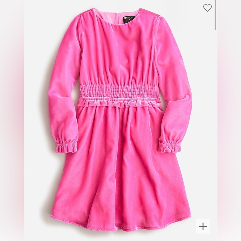 J.Crew Crewcuts Girls' smocked velvet dress